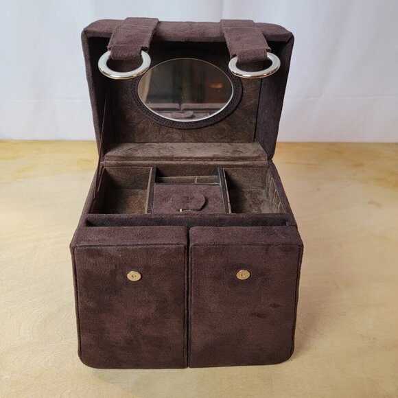 Jewelry Box - Faux Suede - Unique and Stylish! - Picture 5 of 16